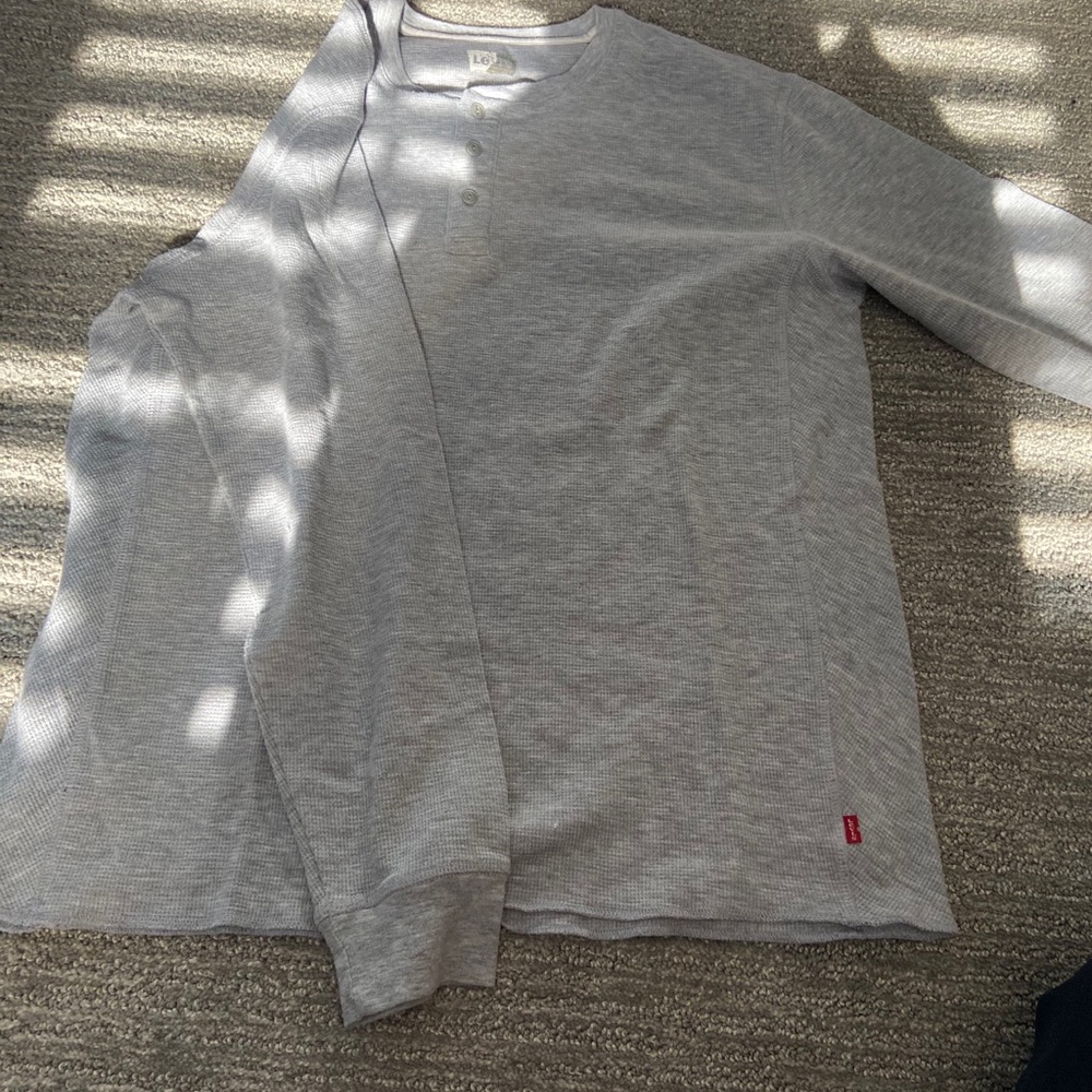 Levi’s Men Gray Long Sleeve Sweater Size XL